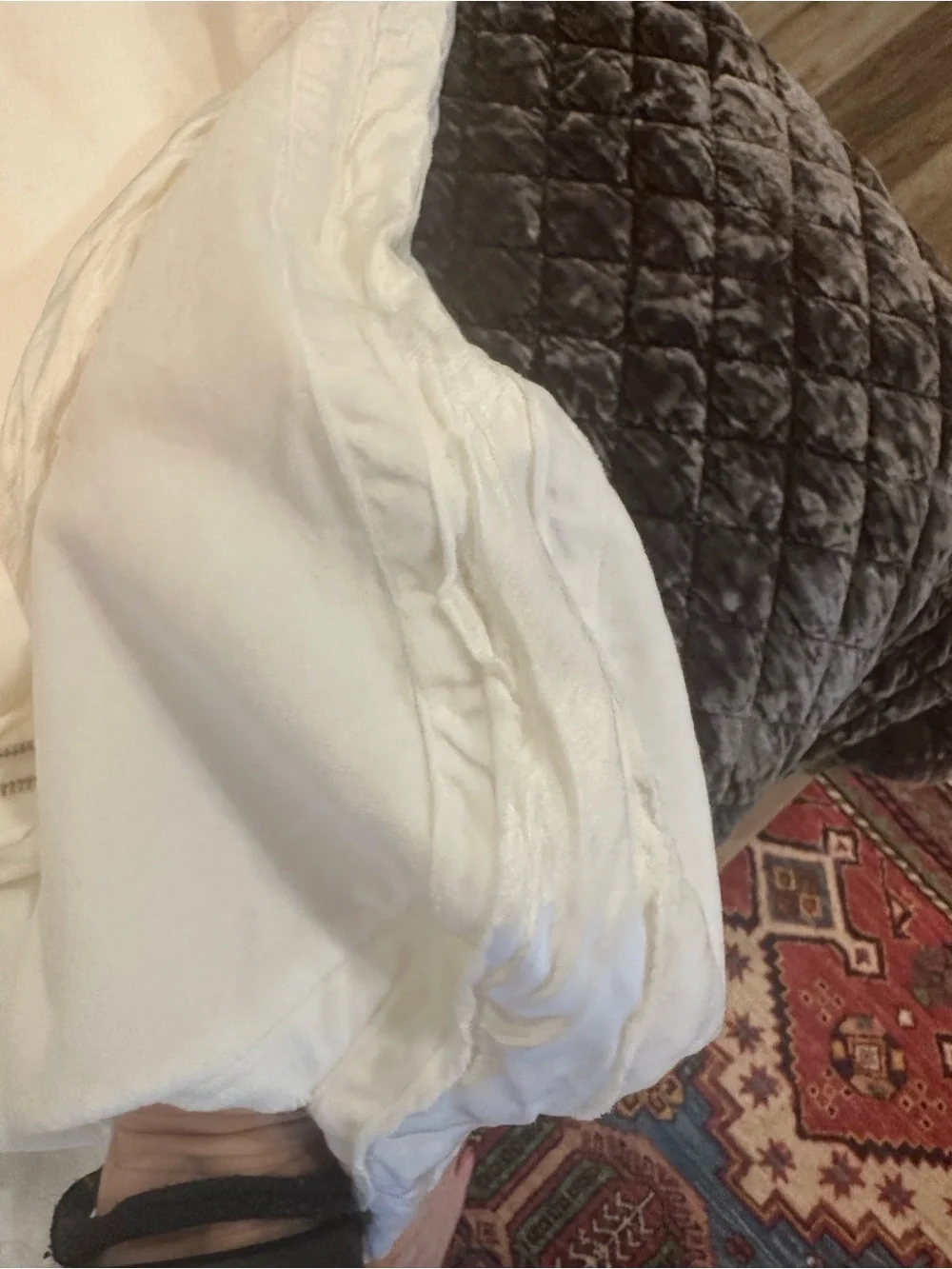 Bella Notte Harlow Euro Sham - Winter White**NWT**🪷